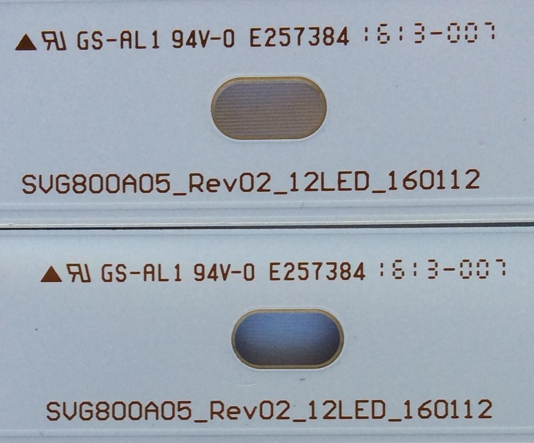 KIT DE LED PARA TV / VIZIO S800FUA-2 / SVG800A05_Rev02_12LED_160112 / MODELO M80-D3 LFTRVFAS - Imagen 2